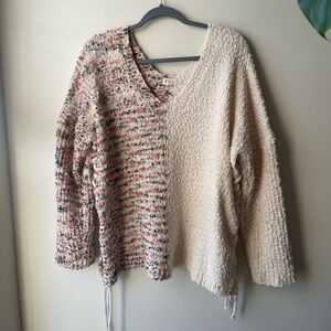 POL Two Sided Knit Sweater